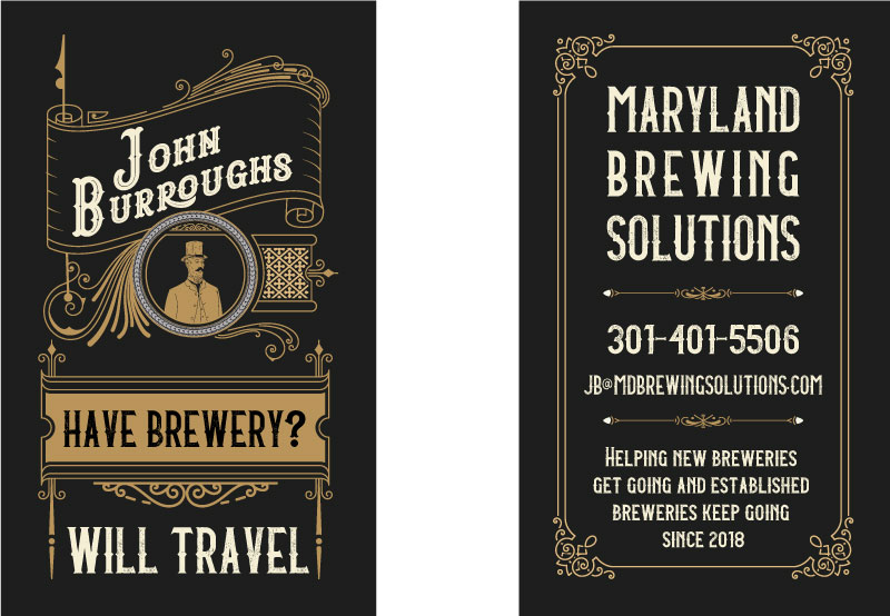 John Burroughs Business Cards
